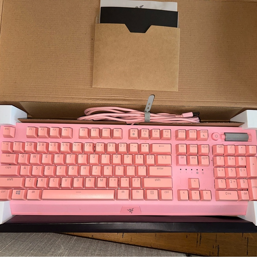 Razer Quartz Pink Gaming Keyboard